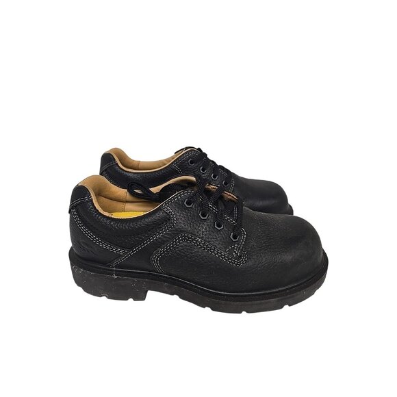 DAKOTA Men\'s Aluminum Toe Composite Plate Oxford Safety Shoes 1119QC Black 9W main image 8